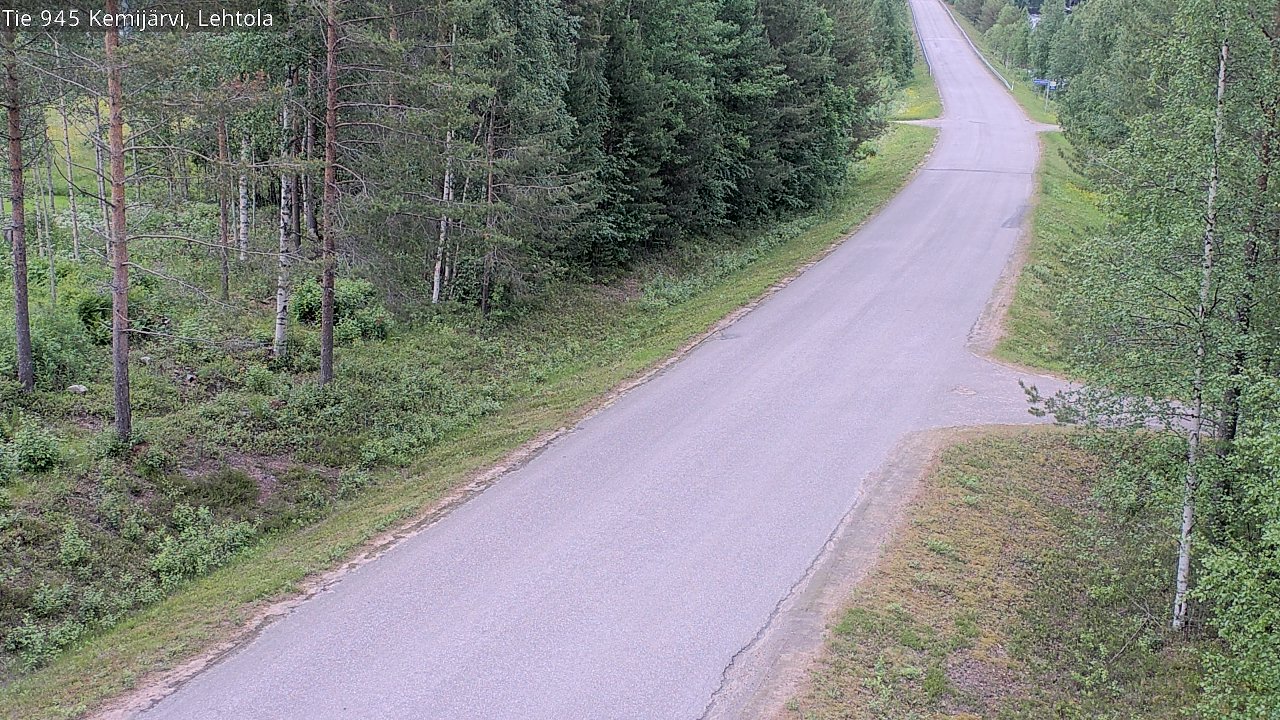 Weather Camera Image Road 945 Kemijärvi, Lehtola, Kemijärvi, Lappi