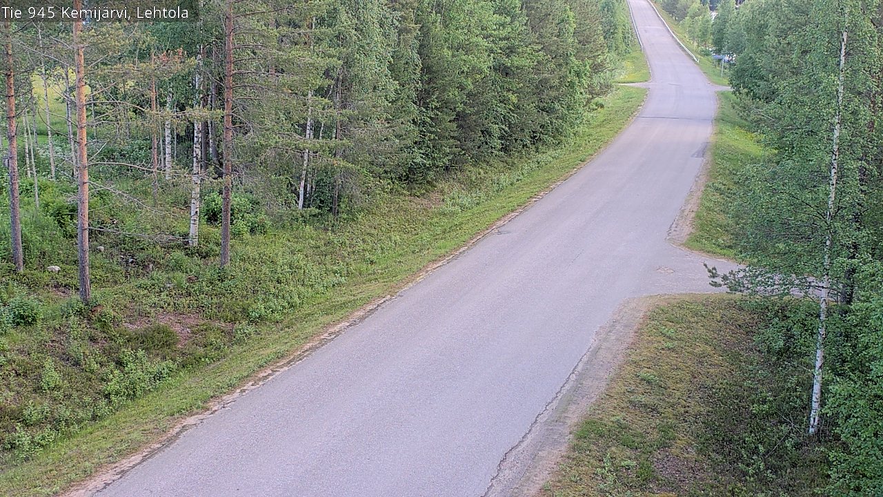 Weather Camera Image Road 945 Kemijärvi, Lehtola, Kemijärvi, Lappi