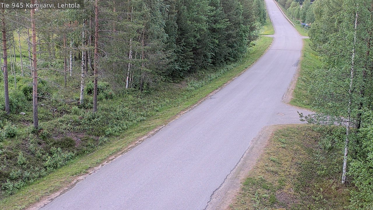 Weather Camera Image Road 945 Kemijärvi, Lehtola, Kemijärvi, Lappi