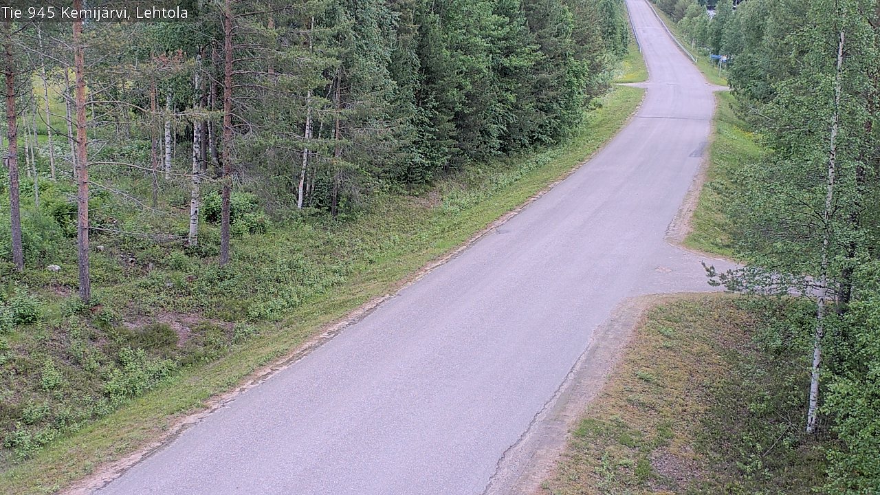 Weather Camera Image Road 945 Kemijärvi, Lehtola, Kemijärvi, Lappi