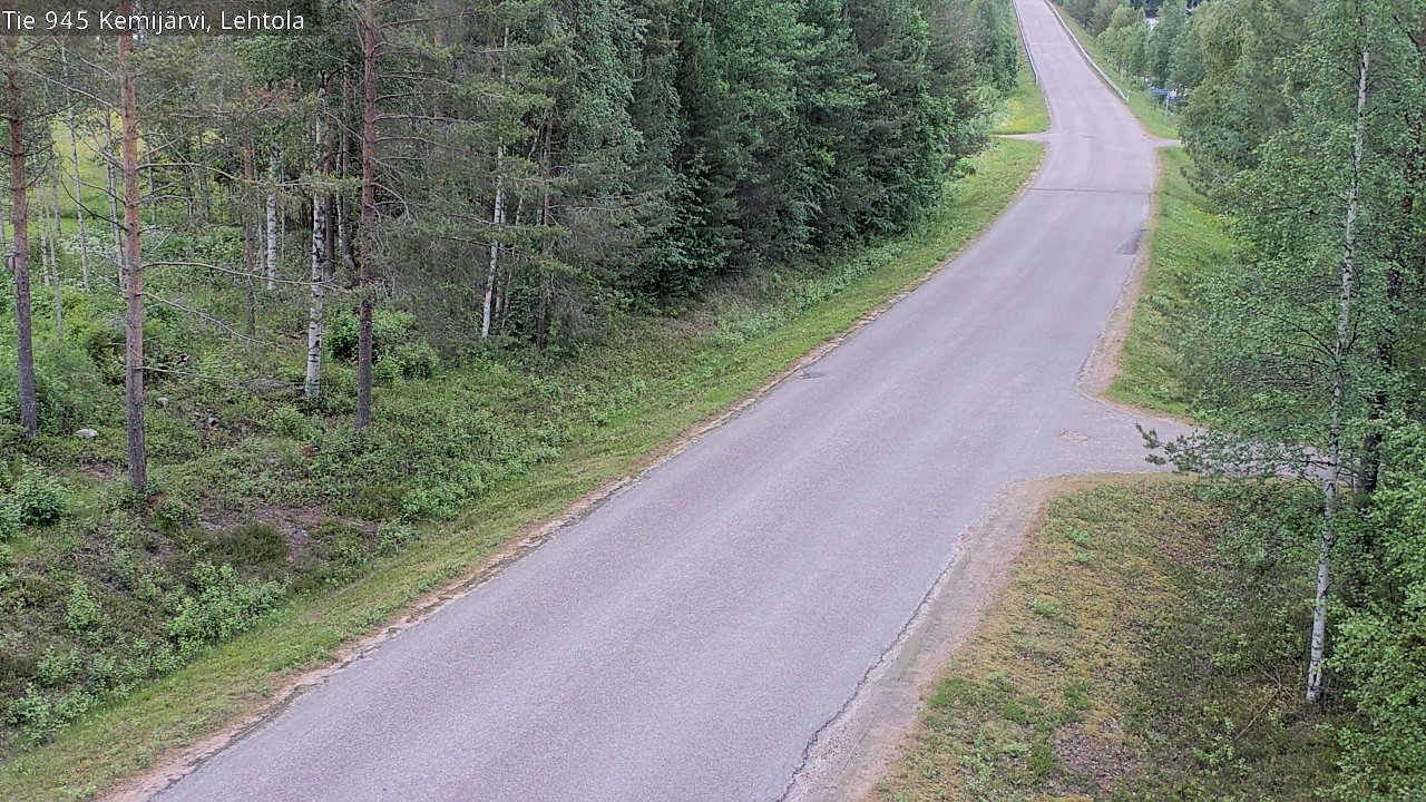 Weather Camera Image Road 945 Kemijärvi, Lehtola, Kemijärvi, Lappi