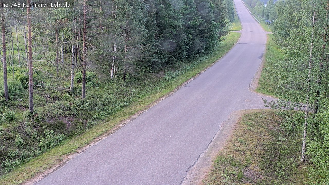 Weather Camera Image Road 945 Kemijärvi, Lehtola, Kemijärvi, Lappi