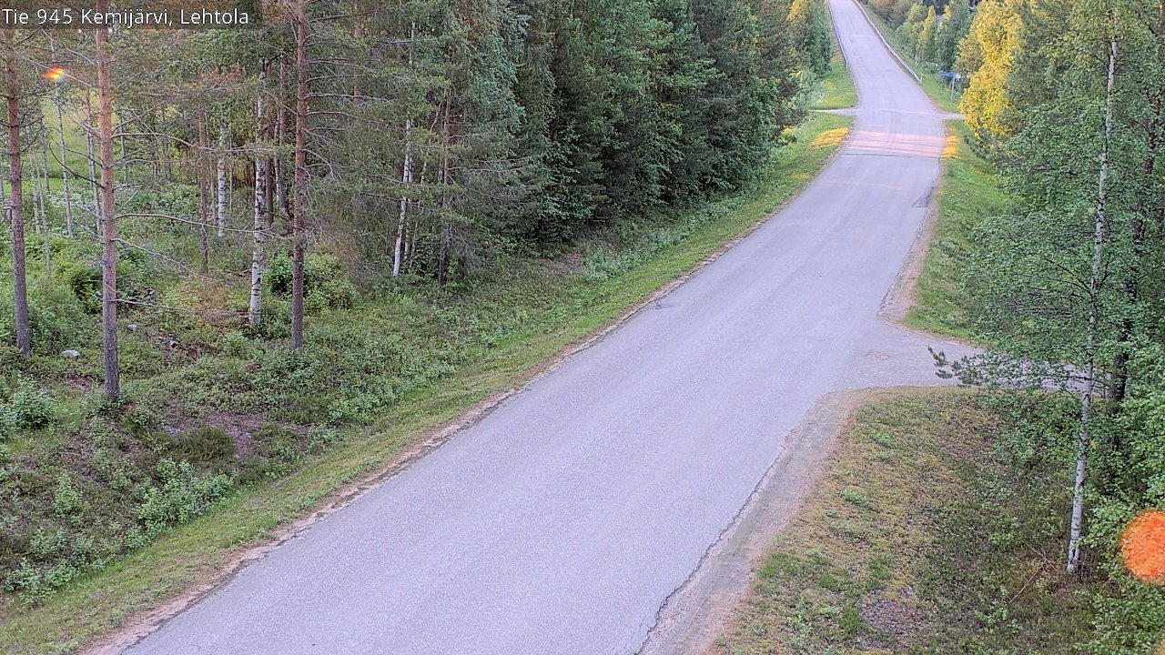 Weather Camera Image Road 945 Kemijärvi, Lehtola, Kemijärvi, Lappi