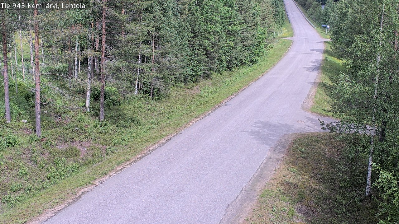 Weather Camera Image Road 945 Kemijärvi, Lehtola, Kemijärvi, Lappi