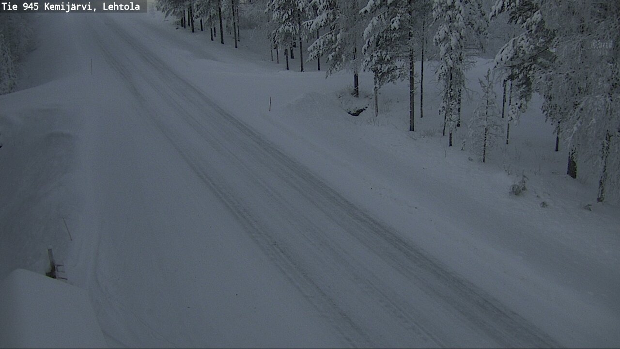 Kelikamerat Kuva Tie 945 Kemijärvi, Lehtola, Kemijärvi, Lappi