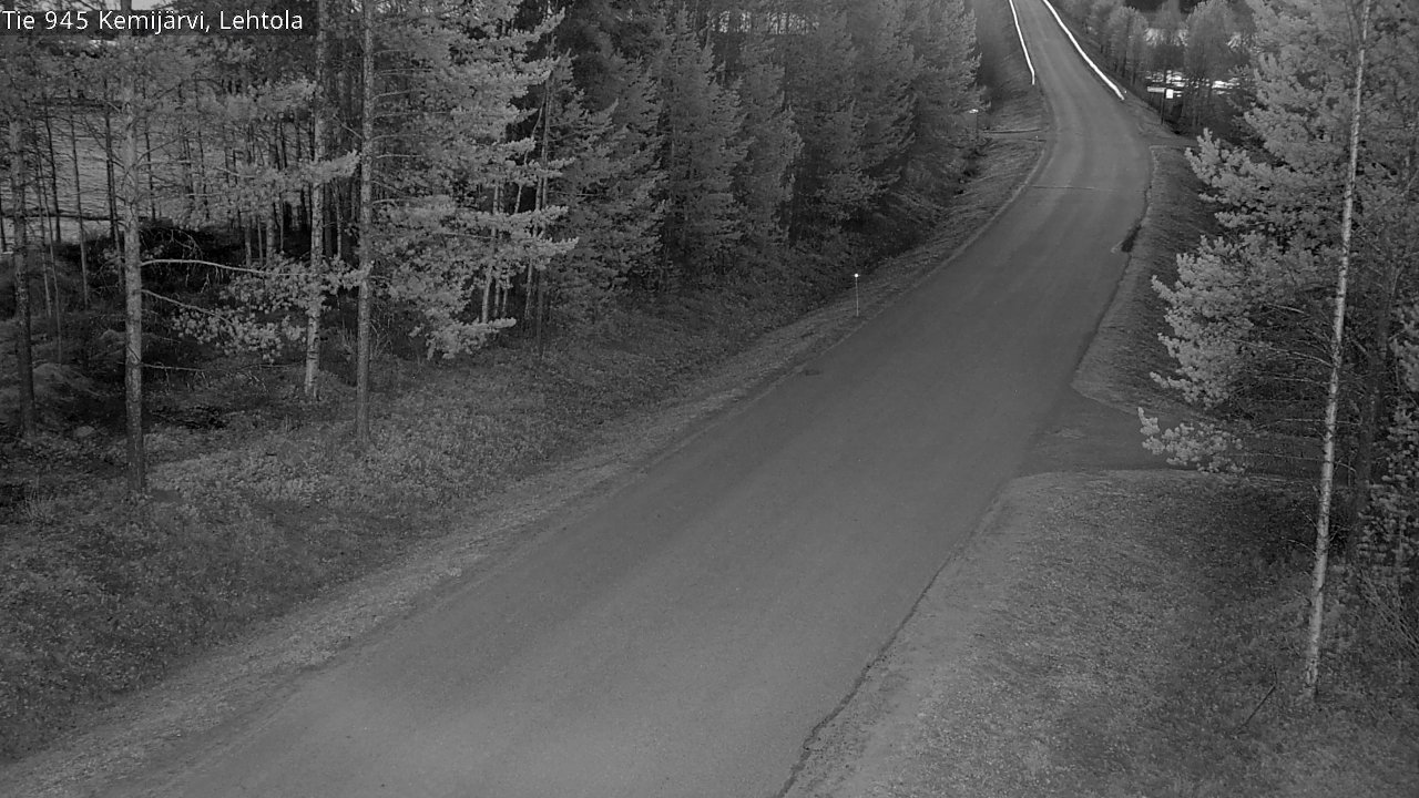 Weather Camera Image Road 945 Kemijärvi, Lehtola, Kemijärvi, Lappi