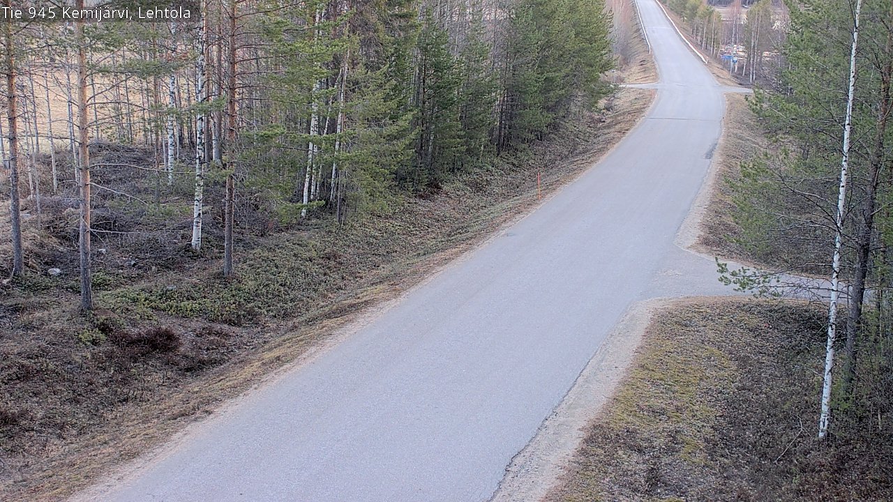 Weather Camera Image Road 945 Kemijärvi, Lehtola, Kemijärvi, Lappi