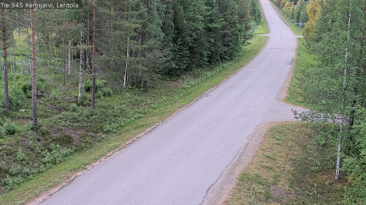 Weather Camera Image Road 945 Kemijärvi, Lehtola, Kemijärvi, Lappi