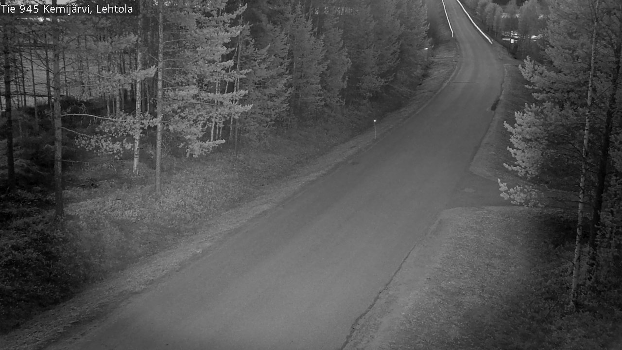 Weather Camera Image Road 945 Kemijärvi, Lehtola, Kemijärvi, Lappi