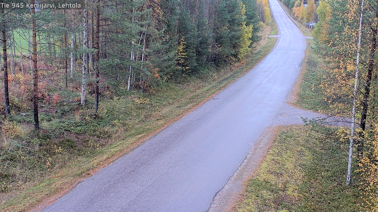 Weather Camera Image Road 945 Kemijärvi, Lehtola, Kemijärvi, Lappi