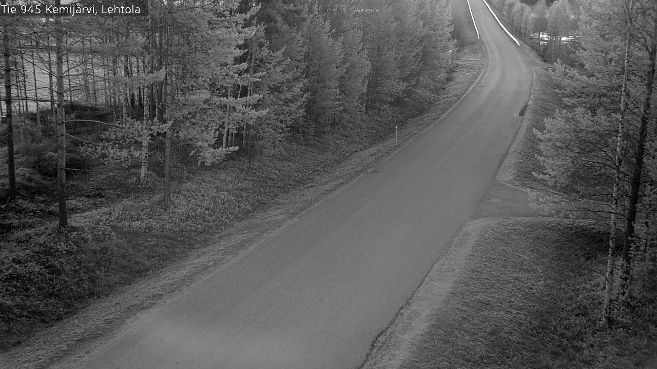 Weather Camera Image Road 945 Kemijärvi, Lehtola, Kemijärvi, Lappi