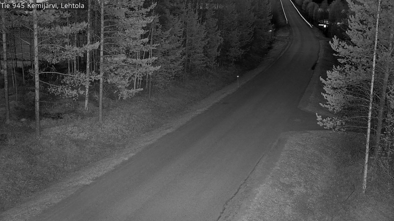 Weather Camera Image Road 945 Kemijärvi, Lehtola, Kemijärvi, Lappi