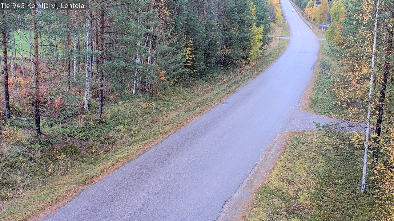 Weather Camera Image Road 945 Kemijärvi, Lehtola, Kemijärvi, Lappi