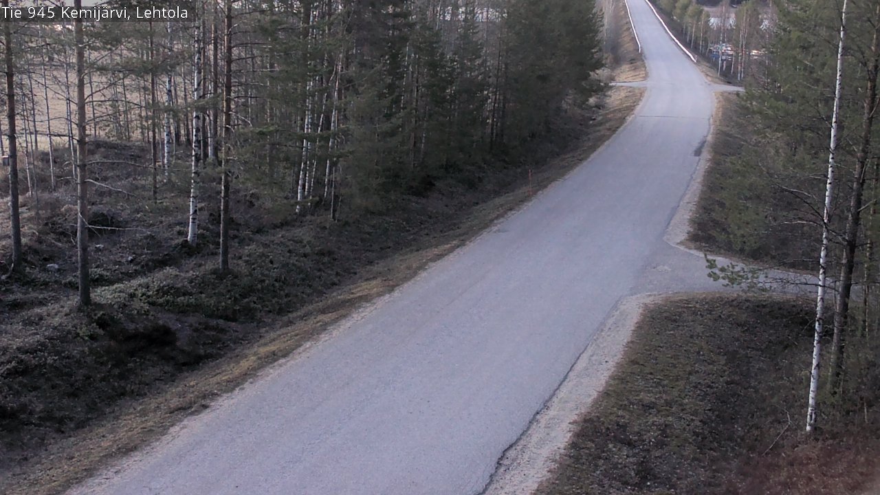Weather Camera Image Road 945 Kemijärvi, Lehtola, Kemijärvi, Lappi