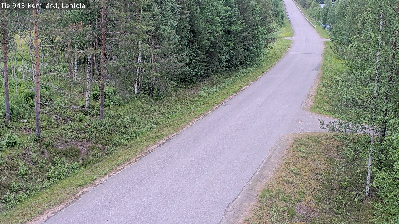 Weather Camera Image Road 945 Kemijärvi, Lehtola, Kemijärvi, Lappi