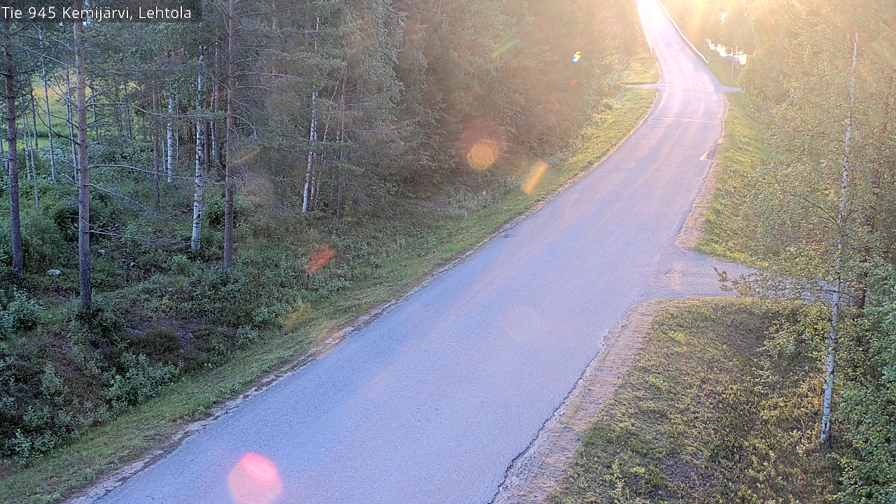 Weather Camera Image Road 945 Kemijärvi, Lehtola, Kemijärvi, Lappi