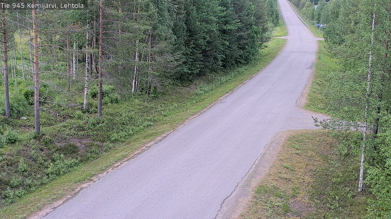 Weather Camera Image Road 945 Kemijärvi, Lehtola, Kemijärvi, Lappi