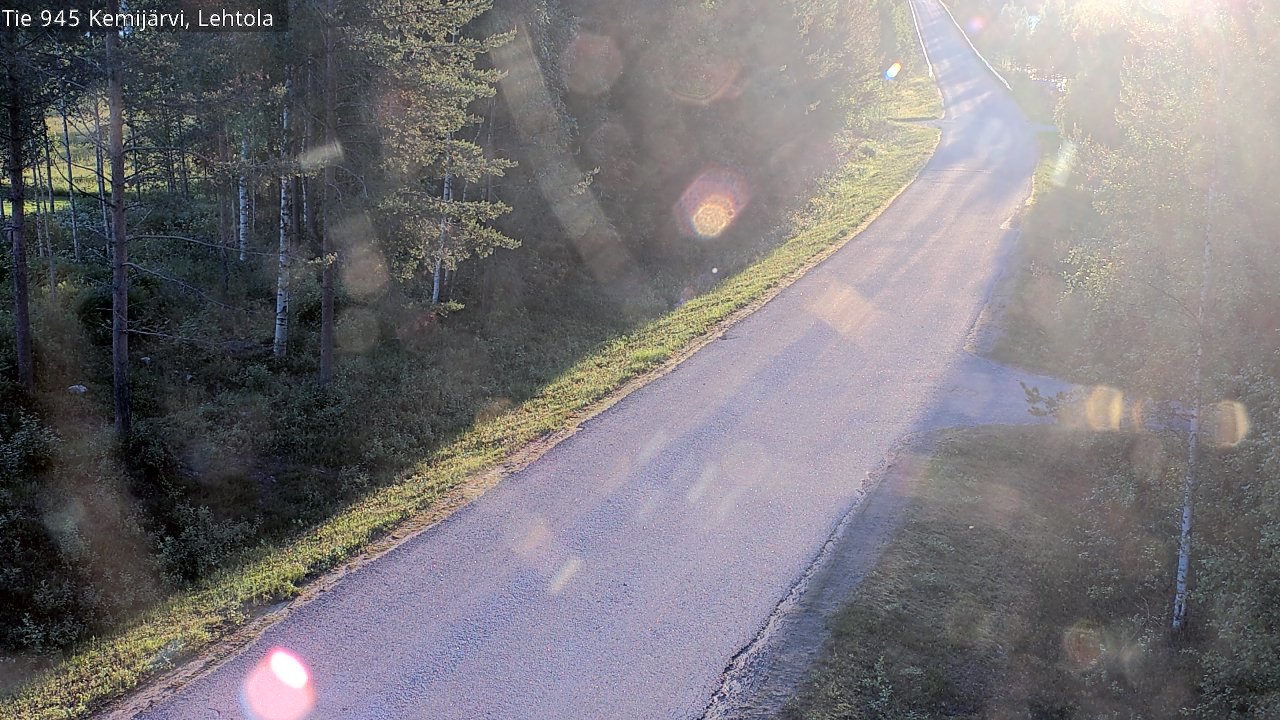 Weather Camera Image Road 945 Kemijärvi, Lehtola, Kemijärvi, Lappi