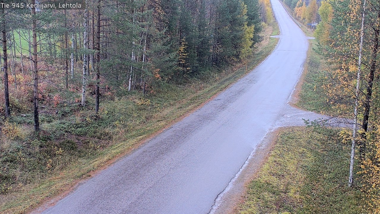 Weather Camera Image Road 945 Kemijärvi, Lehtola, Kemijärvi, Lappi