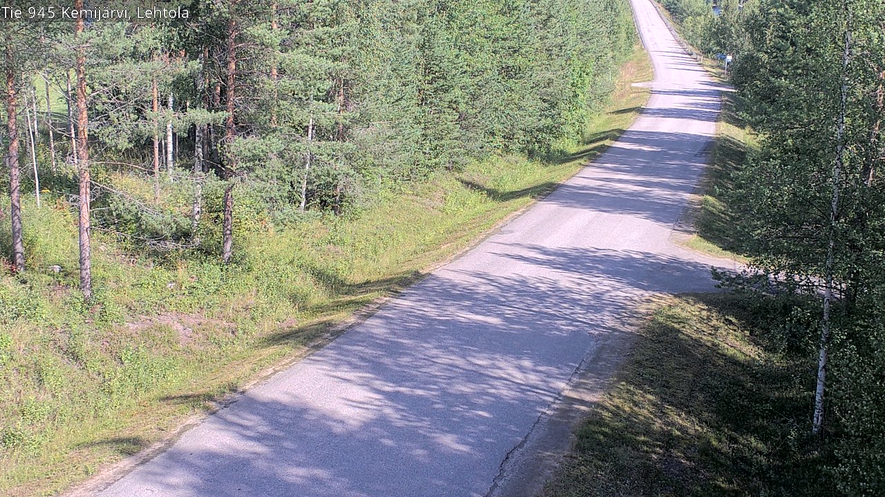 Weather Camera Image Road 945 Kemijärvi, Lehtola, Kemijärvi, Lappi