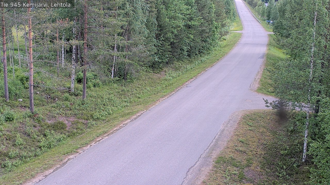 Weather Camera Image Road 945 Kemijärvi, Lehtola, Kemijärvi, Lappi