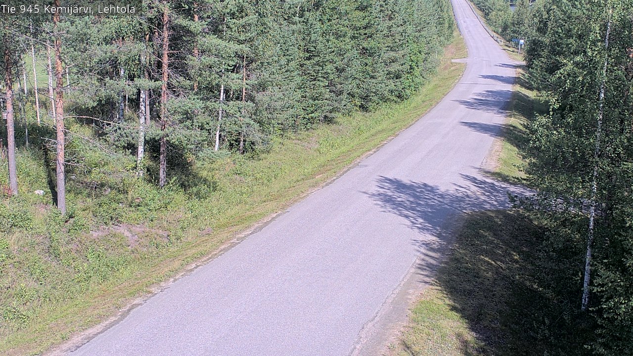 Weather Camera Image Road 945 Kemijärvi, Lehtola, Kemijärvi, Lappi