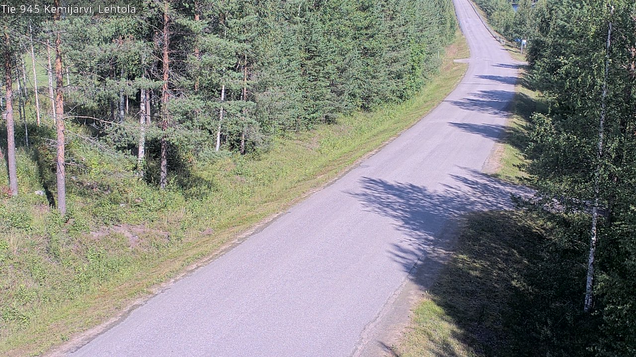 Weather Camera Image Road 945 Kemijärvi, Lehtola, Kemijärvi, Lappi