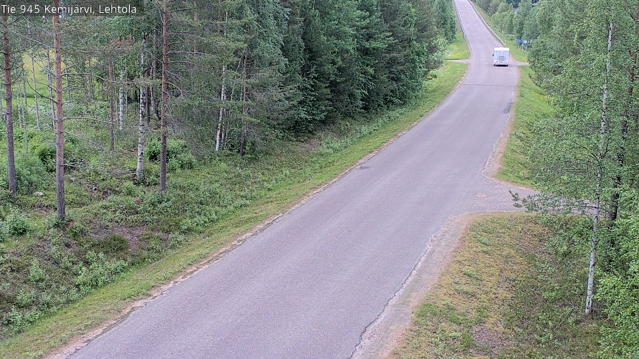 Weather Camera Image Road 945 Kemijärvi, Lehtola, Kemijärvi, Lappi