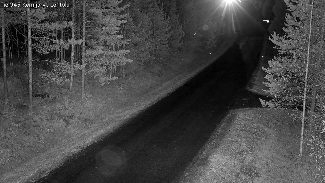 Kelikamerat Kuva Tie 945 Kemijärvi, Lehtola, Kemijärvi, Lappi