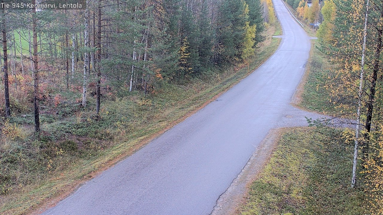 Weather Camera Image Road 945 Kemijärvi, Lehtola, Kemijärvi, Lappi