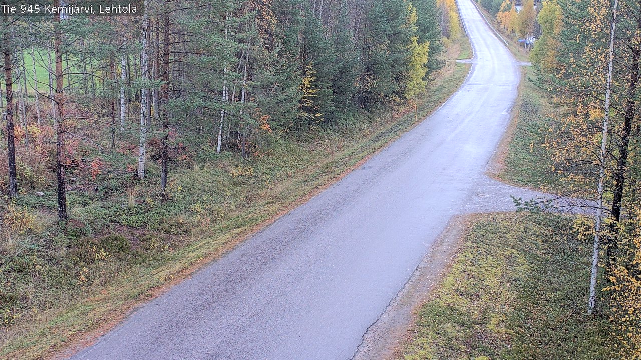 Weather Camera Image Road 945 Kemijärvi, Lehtola, Kemijärvi, Lappi