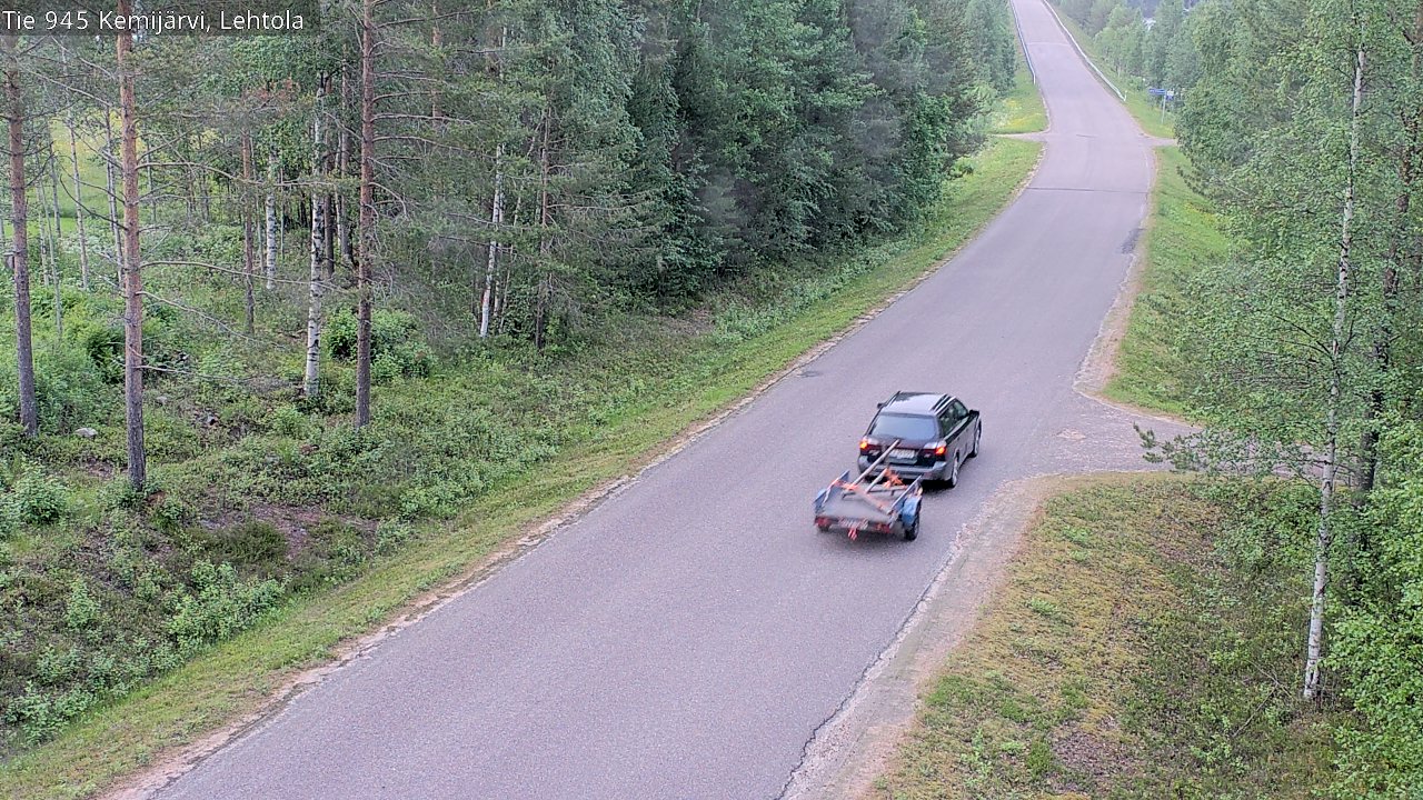 Weather Camera Image Road 945 Kemijärvi, Lehtola, Kemijärvi, Lappi