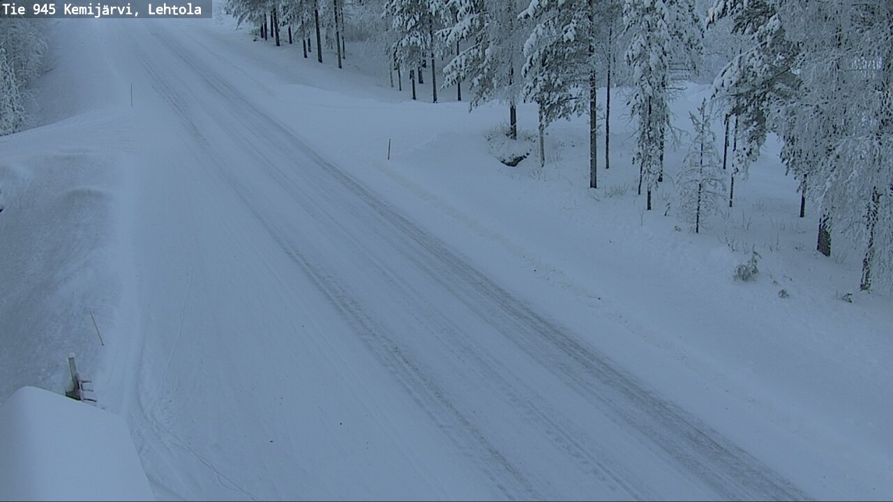 Kelikamerat Kuva Tie 945 Kemijärvi, Lehtola, Kemijärvi, Lappi