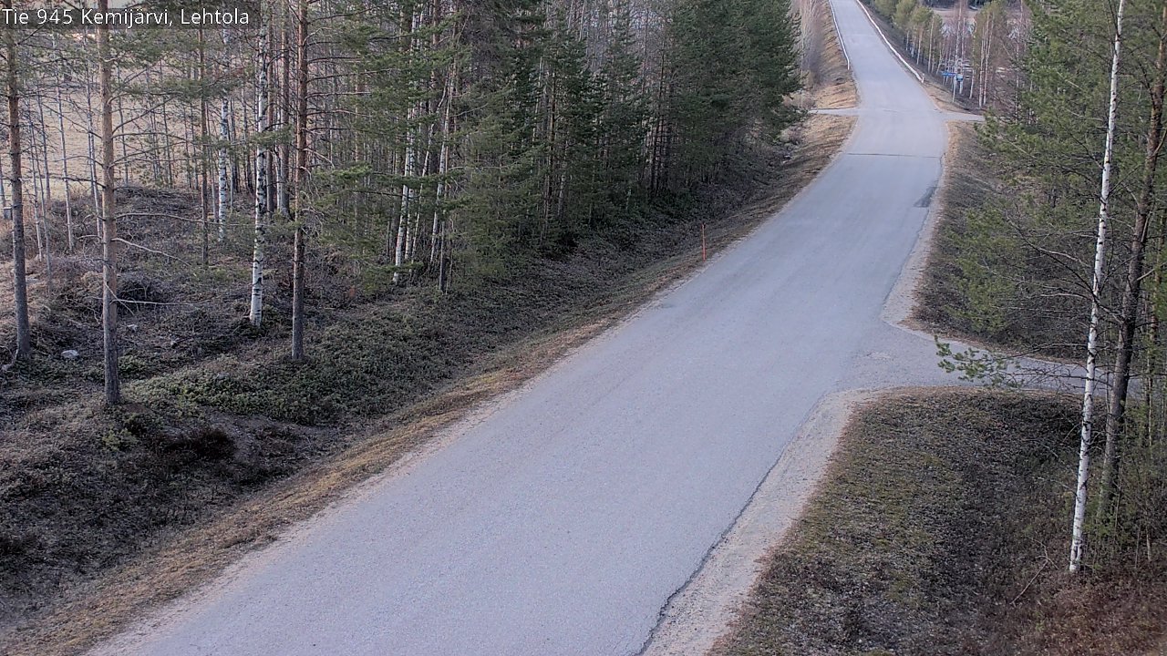 Weather Camera Image Road 945 Kemijärvi, Lehtola, Kemijärvi, Lappi