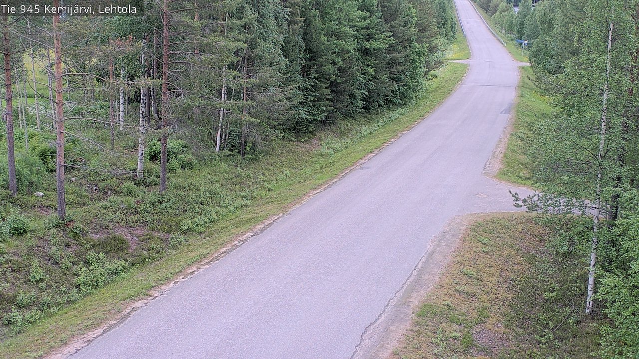 Weather Camera Image Road 945 Kemijärvi, Lehtola, Kemijärvi, Lappi