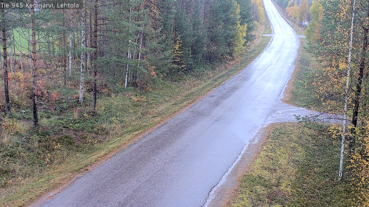 Weather Camera Image Road 945 Kemijärvi, Lehtola, Kemijärvi, Lappi