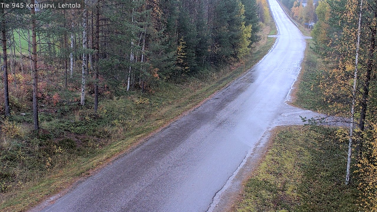 Weather Camera Image Road 945 Kemijärvi, Lehtola, Kemijärvi, Lappi