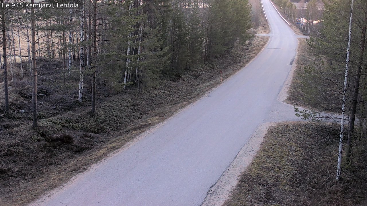 Weather Camera Image Road 945 Kemijärvi, Lehtola, Kemijärvi, Lappi