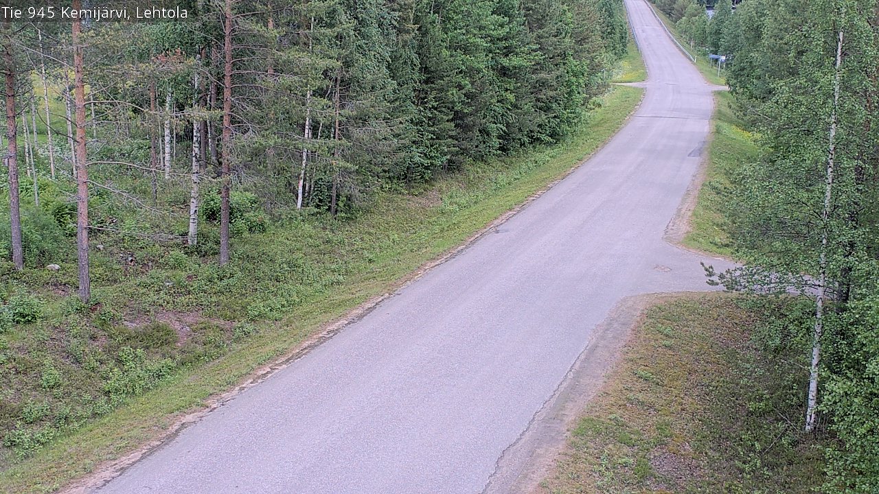 Weather Camera Image Road 945 Kemijärvi, Lehtola, Kemijärvi, Lappi