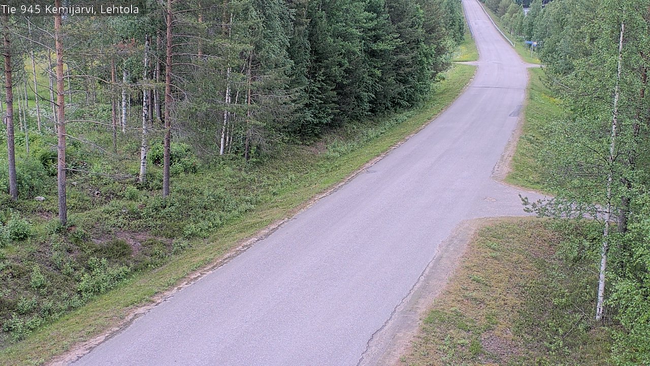 Weather Camera Image Road 945 Kemijärvi, Lehtola, Kemijärvi, Lappi