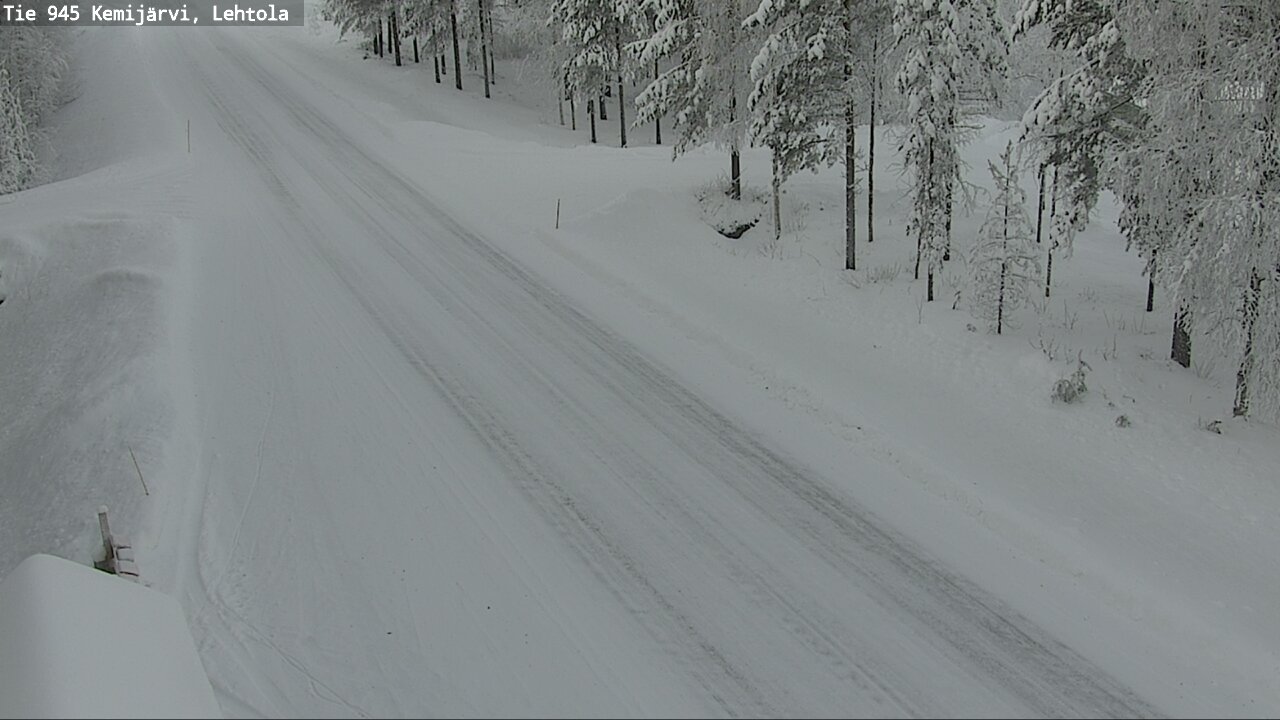 Kelikamerat Kuva Tie 945 Kemijärvi, Lehtola, Kemijärvi, Lappi