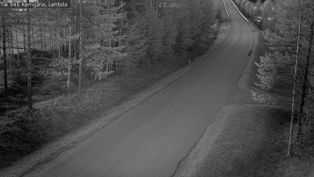 Weather Camera Image Road 945 Kemijärvi, Lehtola, Kemijärvi, Lappi