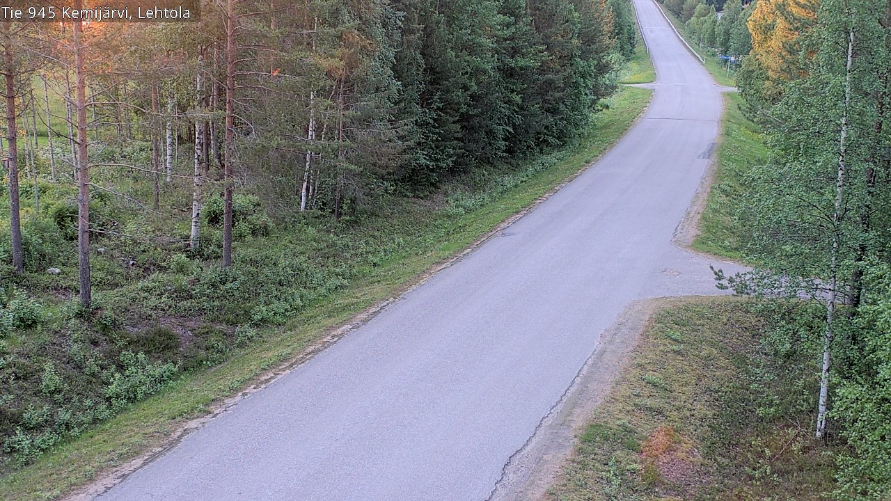 Weather Camera Image Road 945 Kemijärvi, Lehtola, Kemijärvi, Lappi