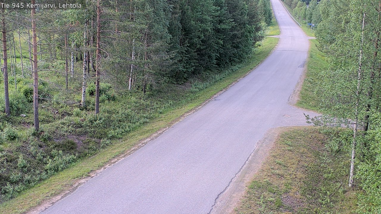 Weather Camera Image Road 945 Kemijärvi, Lehtola, Kemijärvi, Lappi
