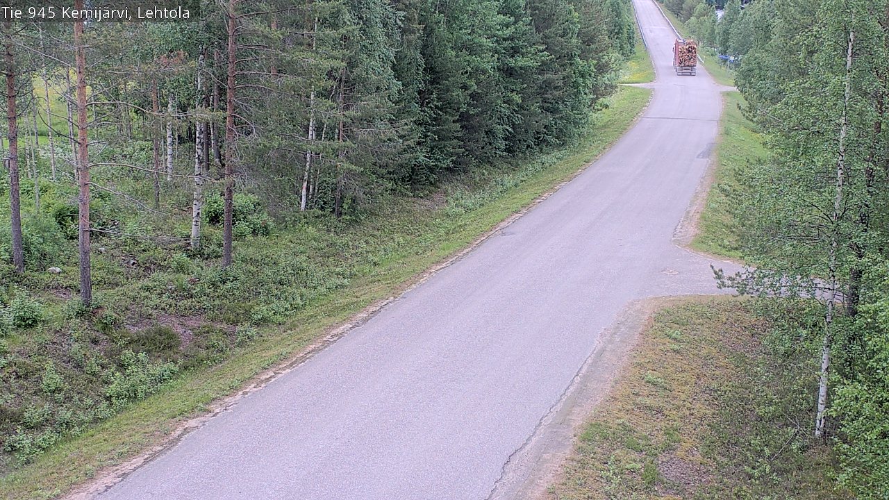 Weather Camera Image Road 945 Kemijärvi, Lehtola, Kemijärvi, Lappi