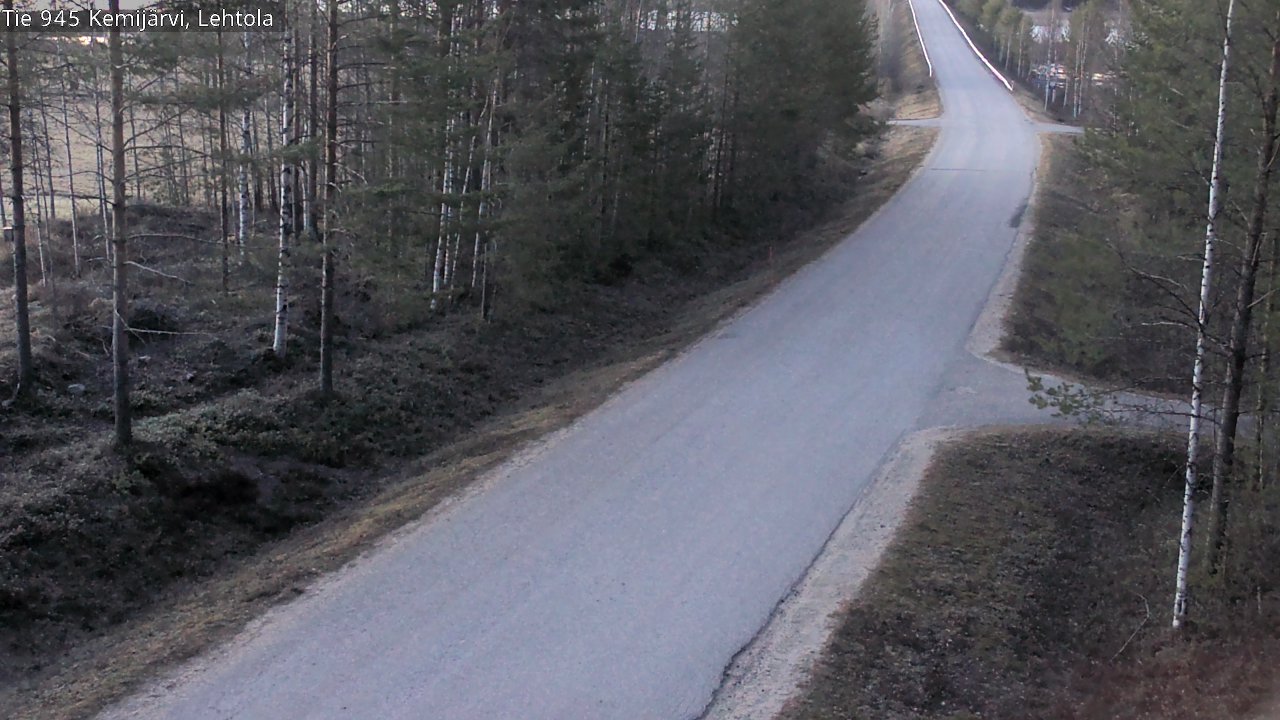 Weather Camera Image Road 945 Kemijärvi, Lehtola, Kemijärvi, Lappi