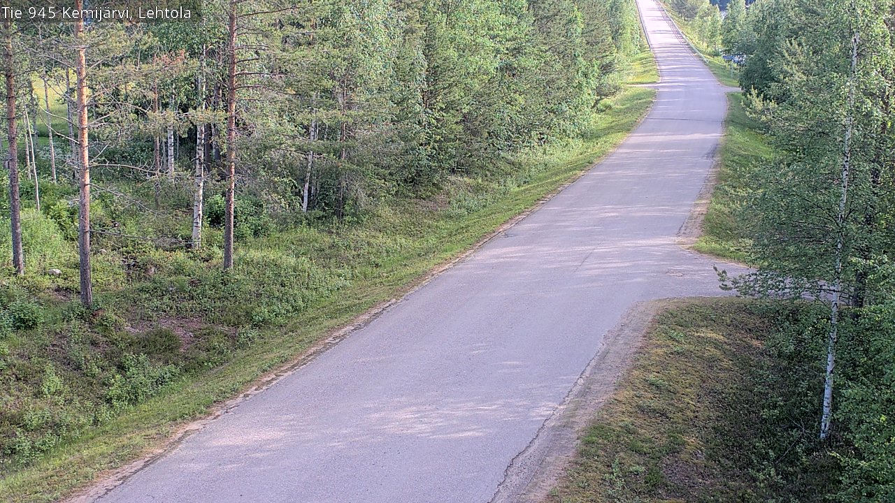 Weather Camera Image Road 945 Kemijärvi, Lehtola, Kemijärvi, Lappi