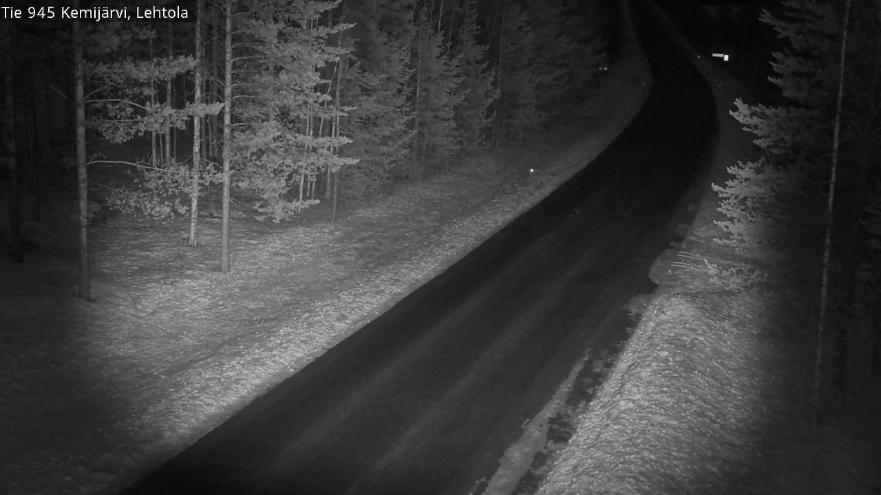 Kelikamerat Kuva Tie 945 Kemijärvi, Lehtola, Kemijärvi, Lappi