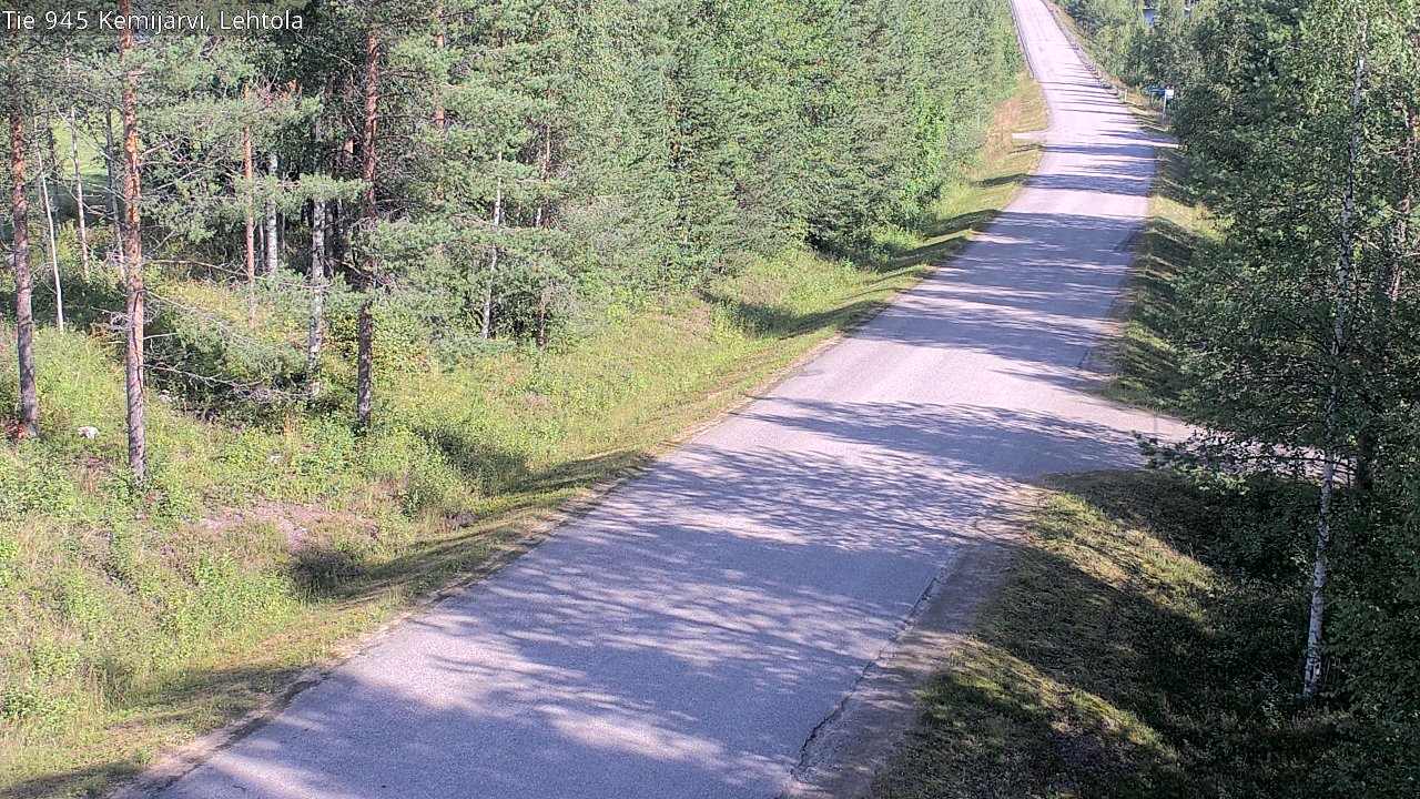 Weather Camera Image Road 945 Kemijärvi, Lehtola, Kemijärvi, Lappi