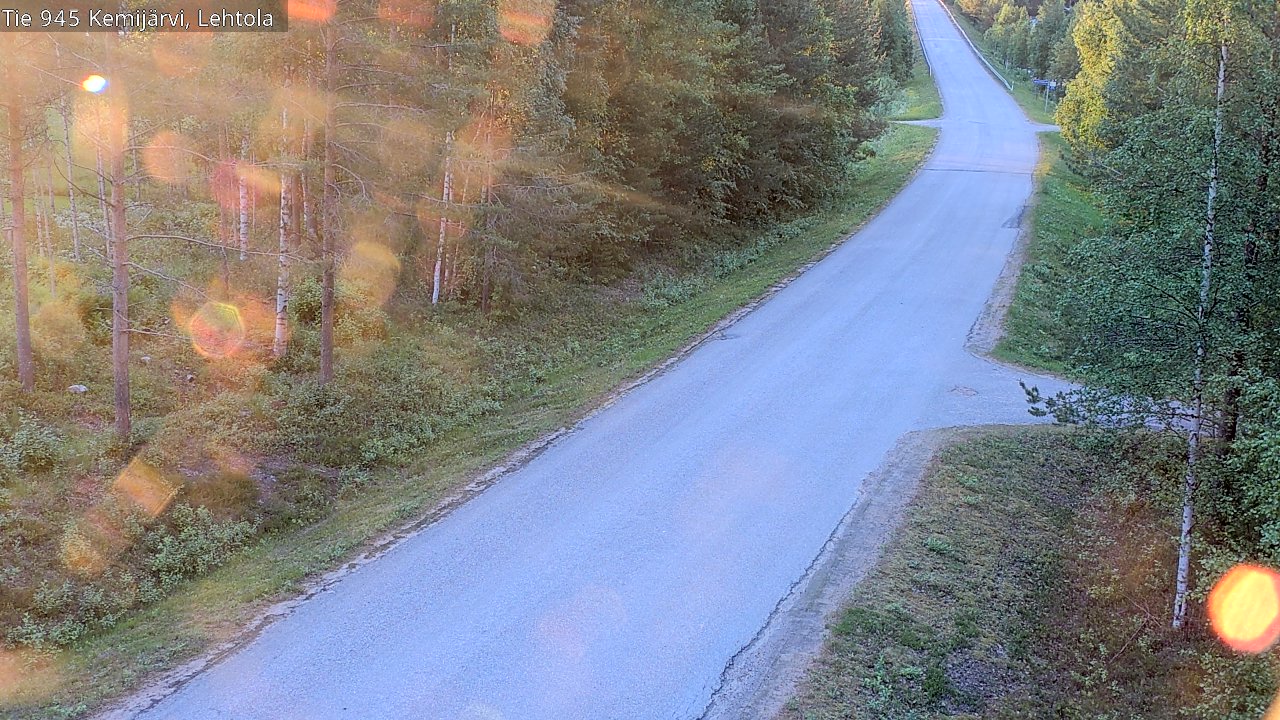 Weather Camera Image Road 945 Kemijärvi, Lehtola, Kemijärvi, Lappi